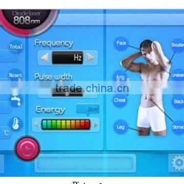 2015 New Design 808 nm Diode Lase Hair Removal/ Permanent Laser Diode Hair Removal