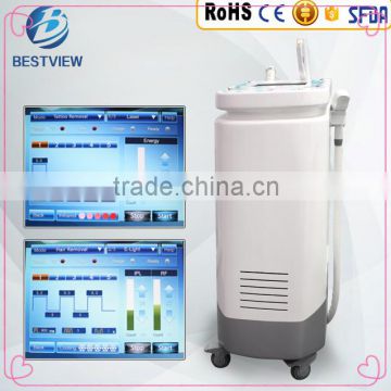 BESTVIEW Portable Ipl Hair Removal / Xenon Ipl Vascular Lesions Removal Lamp / E-light Ipl Rf+nd Yag Laser Multifunction Machine Multifunction