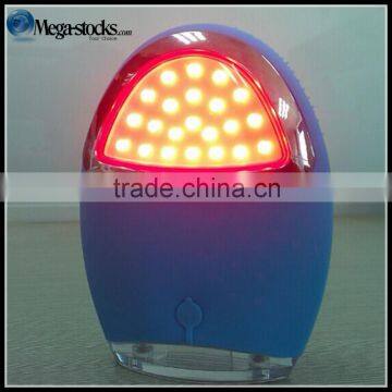 LED Light Vibration Face Soft Slicon Brush/Bubble-free Cleansing Gel photo-4