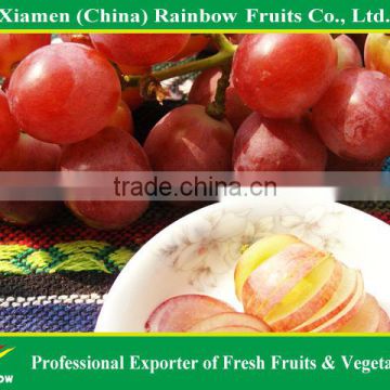 Fresh red globe grape from Yunnan Xinjiang China