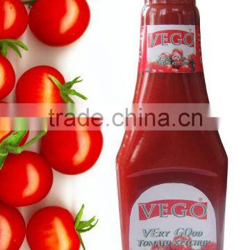 Tomato Ketchup 340g OEM China manufacturer factory for Venezuela