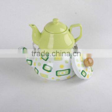 ENAMEL KETTLE PORCELAIN TEA POT