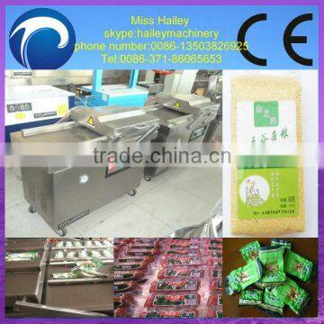 0086-13503826925 stainless steel double chamber fish vacuum packing machine