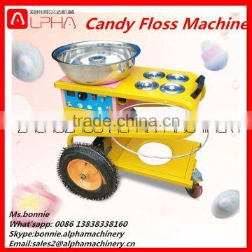 Automatic artificial flowers cotton candy floss machine for sale