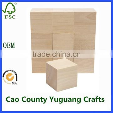 square wood pattern blocks custom unfinished natural wood blocks