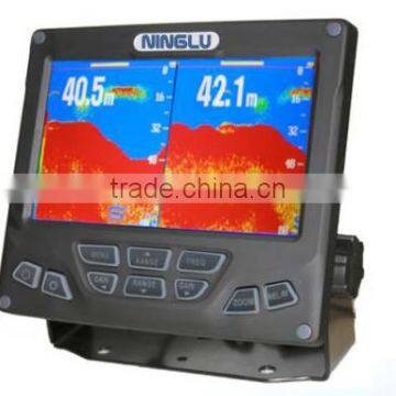 7'' TFT dual frequency boat fish finder