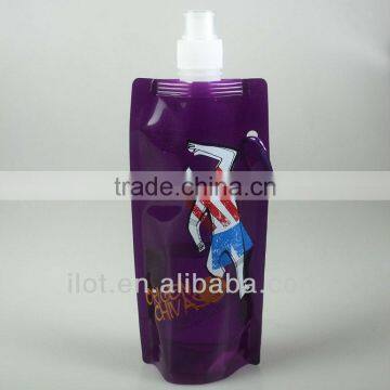 BPA free plastic water bag for promotion