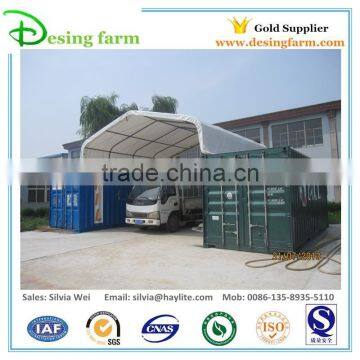 Storage shelter for container building