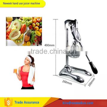 NEWEEK mini all stainless steel home hand use pomegranate juice orange squeezing machine