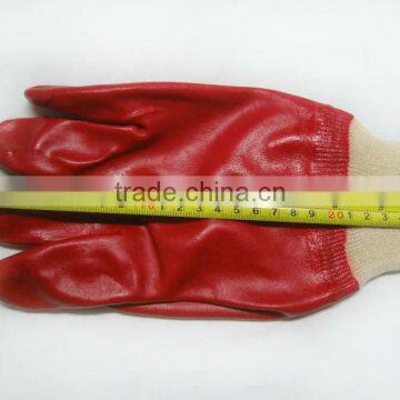 Red Industrial Working PVC Glove