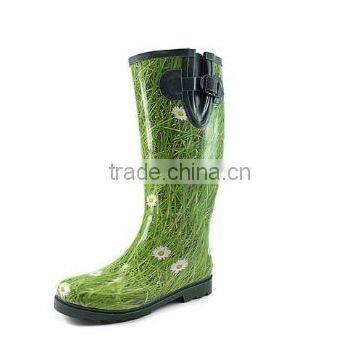 Women Mid Calf Waterproof Rainboots