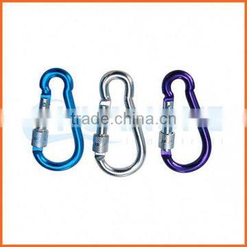 Factory price aluminum locking carabiner hook