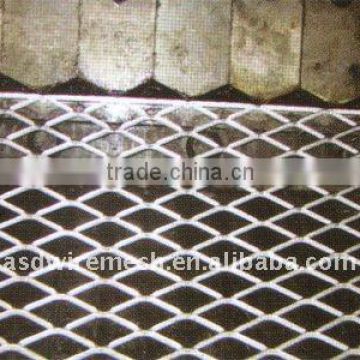 galvanized expanded metal fence