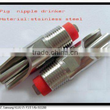 high quality automatic pig nipple drinkers in stainless steel material