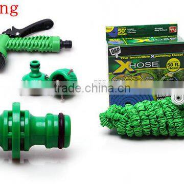 double layer latex hose and brass connector,good price good quality