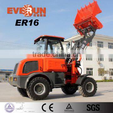 Everun wheel loader 1.6ton high quality Chinese wheel loader