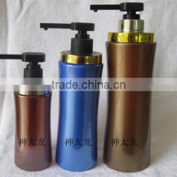 PET plastic shampoo pump bottle