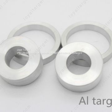 High purity Alumium target shooting materials 99.999% 5N Al target High purity Alumium target shootin