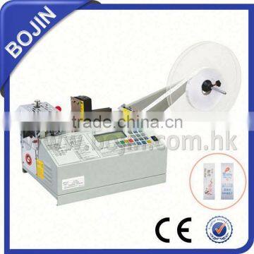 New designed stretch satin ribbon cutting machine