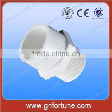 PVC Water Pipe Fitting Male Thread Reducing Adapter