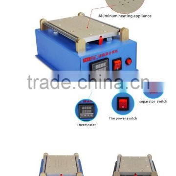 2015 New coming,lcd and touch screen separator machine with pump inside for broken glass for every brand mobile