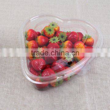 Heart Shaped PET Disposable Plastic Fruit Container/salad Boxes photo-3