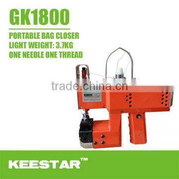 Keestar GK1800 single needle single thread chain stitch industrial portable walking foot sewing machine