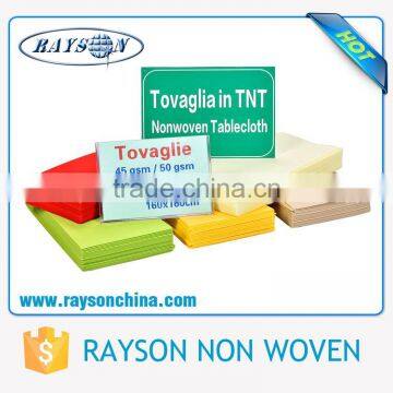 2015 Best Selling Customsize PP Nonwoven Cheap Round Tablecloth Per Meter photo-3