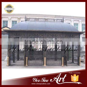 Garden Decorative Metal Sculpture Wrought Iron Gazebo