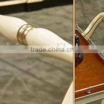 European Style Luxury Wooden Dining Car, Fashionable Villa Convenient Tea/Wine Serving Trolley (BF01-ML021) photo-3