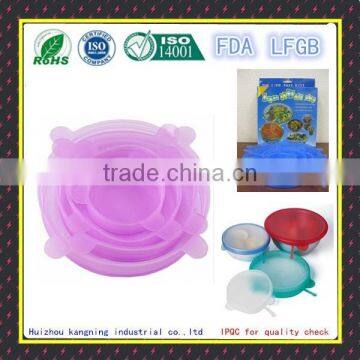 Food Grade Heat Resistant Flexible Silicone Lid,stretch Cover,food Cover photo-3