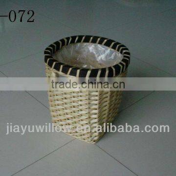 Wicker Trash Can photo-3