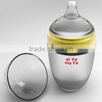 New Launched Food Grade BPA Free Liquid Silicone Baby Bottle With Dispensing Spoon&Plastic Storage Cap photo-6