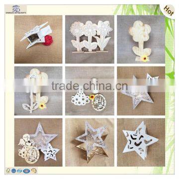 Hanging Display Crafts Carving Angel Deer Pine Tree