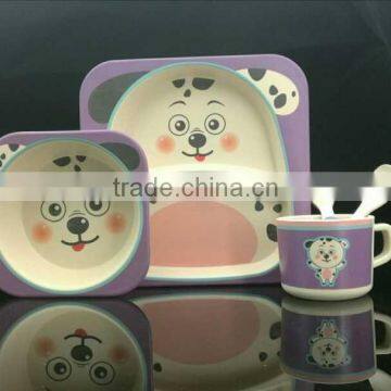 Factoy Printing Bidegradable Bamboo Fibre Kid's Dinnerware Set photo-2