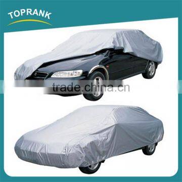 TOPRANK 483X175X119CM Grey PEVA Folding Car Body Cover Waterproof Sun Protection Car Cover photo-2