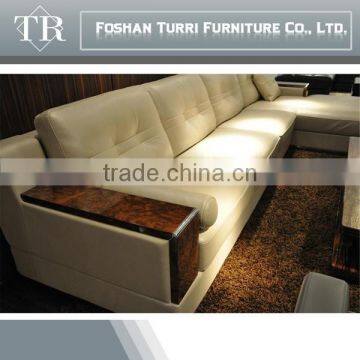 Hot Sale Italy Leather Corner Sofa for Home Furniture photo-5