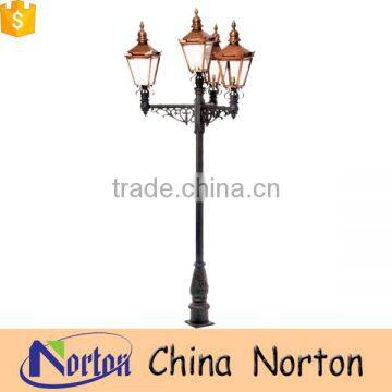 Iron Triple head victorian lamp post for sale NTILP-014Y