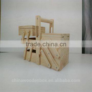 Mini Customize Folding Wooden Sewing Box for Sale photo-3
