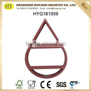 Custom Painting Wooden Wall Display Rack Wholesale