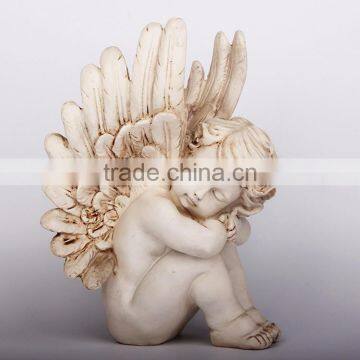 Custom Home Decoration Resin Cherub Angel Statues Wholesale photo-3
