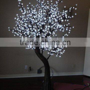 2015 new white cherry blossom led lighted tree