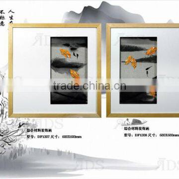 Framed Handmade Room Decor Embellishment Art Gold Leaf for Home Decoration photo-2