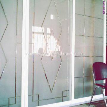 Etched Glass （Sand Blasting）For Window and Doors Glass photo-3