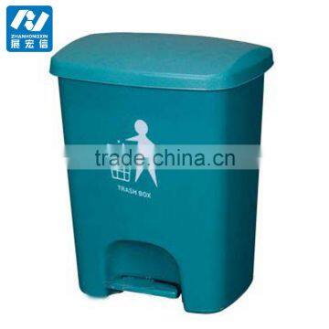 Wholesale Eco-friendly HDPE 70L Yellow Plastic Foot Pedal Waste Bin photo-3