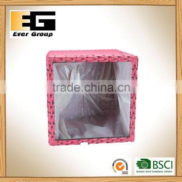 Plastic Rattan Basket Garden Planter Flower Pot photo-5