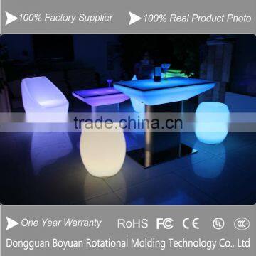 Outdoor Rechargeable LED Glow Furniture With Aluminum Base photo-3