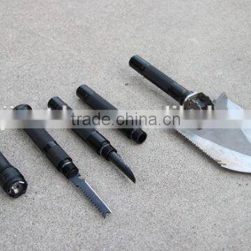 Newest Multifunction Off-Road Automotive Tools Shovels Knife Hammer Flashlight