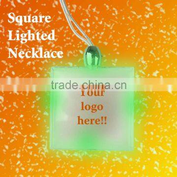 Square Shape Necklace for Promotional