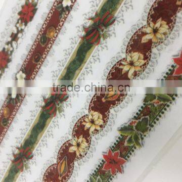 Embroidery Lace Rub-ons Transfer, X'mas Season Transfer Sticker, Decoration Embroidery Lace Transfer With Stick photo-5
